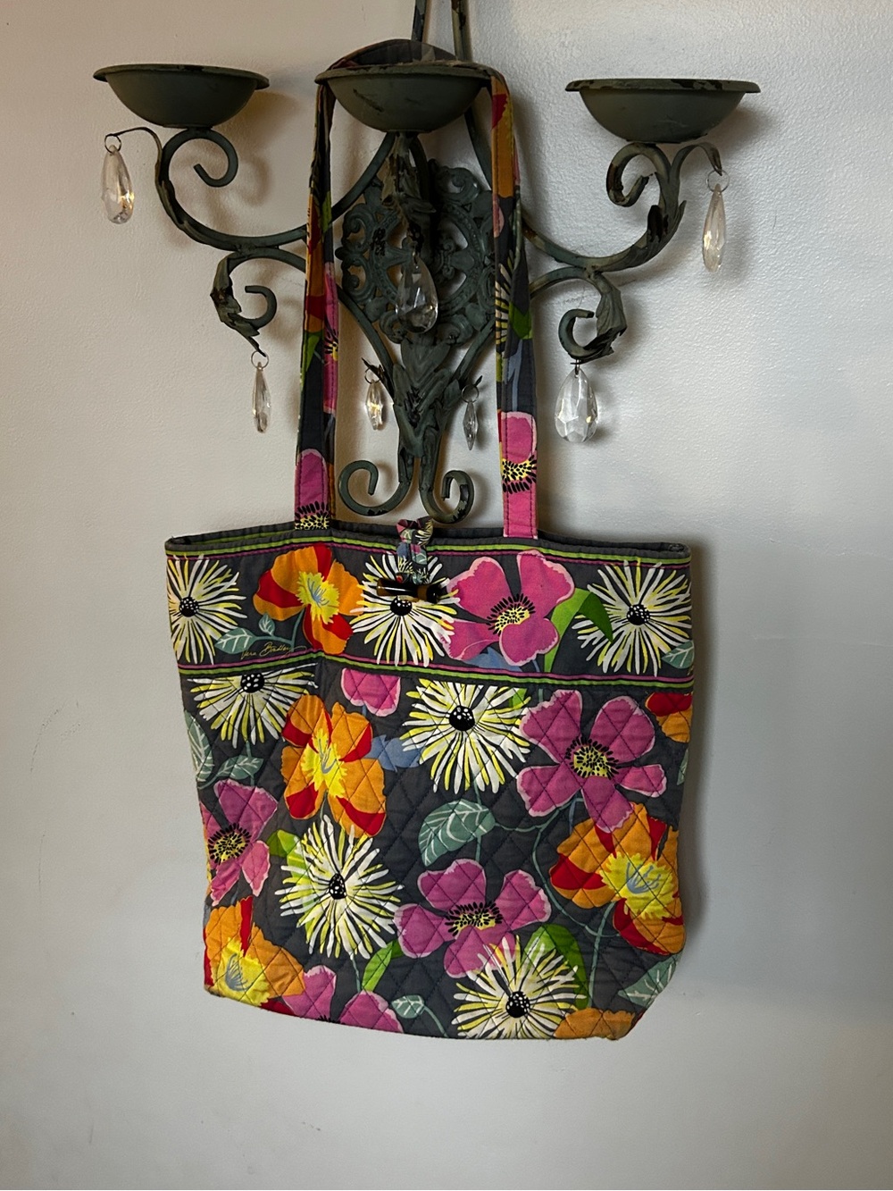 Vera Bradley Jazzy Blooms Tote Bag
